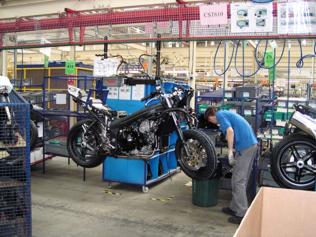 Produkcja motocykli Triumph