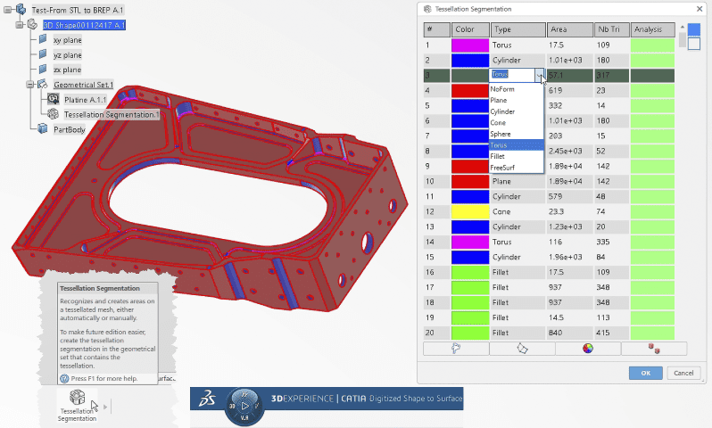 Inżynieria odwrotna (Reverse Engineering) w CATIA 3DEXPERIENCE