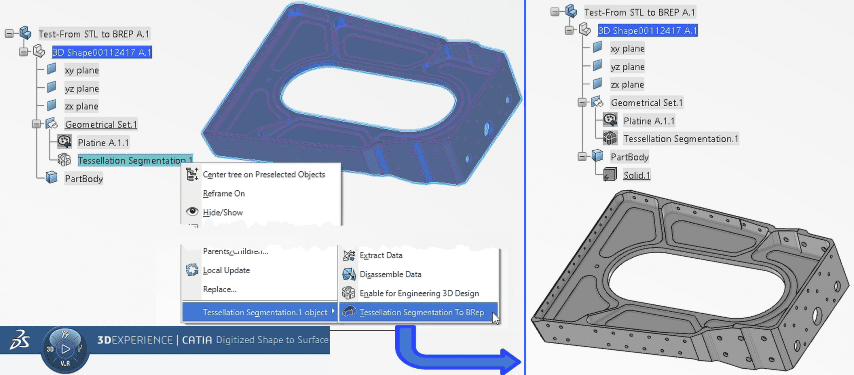 Inżynieria odwrotna (Reverse Engineering) w CATIA 3DEXPERIENCE