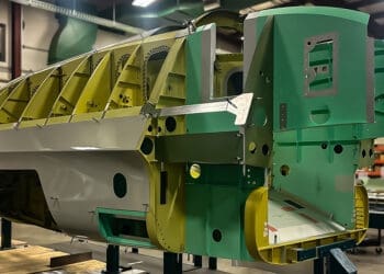 Eksperymentalny samolot X-65 w budowie