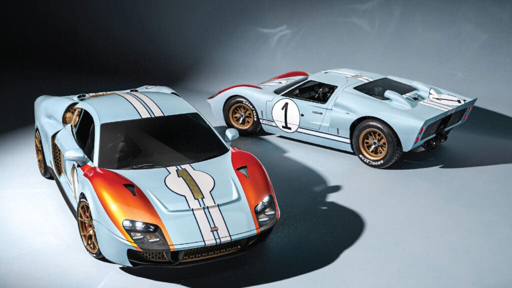 CAV GT40 MkII dość wiernie odwzorowuje linie Forda GT40