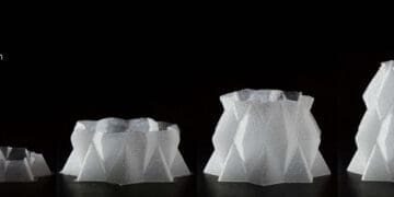 Druk 3D choinki z lodu