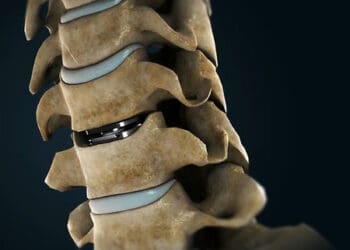 Endoproteza krążka międzykręgowego w przestrzeni międzytrzonowej