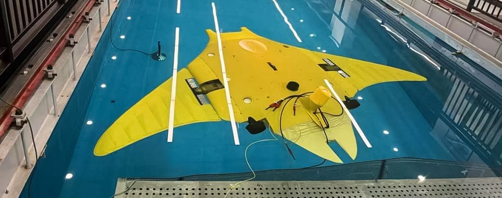 Głębinowy Robot Szybuje Jak Manta