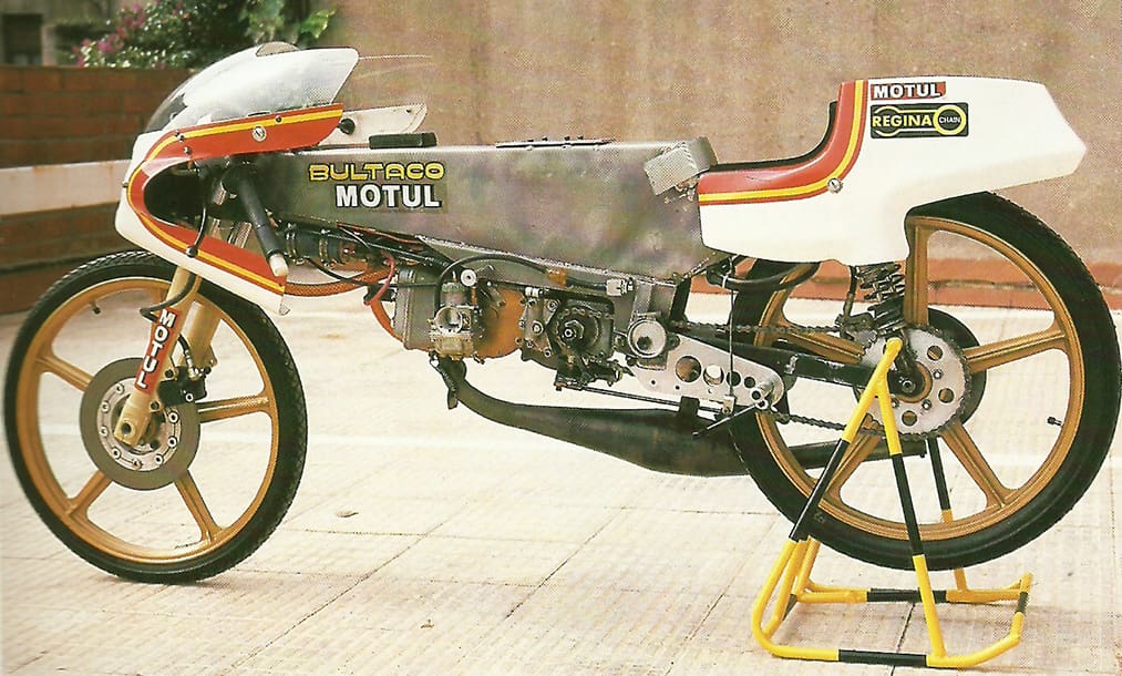 Hiszpańskie Wyścigowe Bultaco 50 Z 1977
