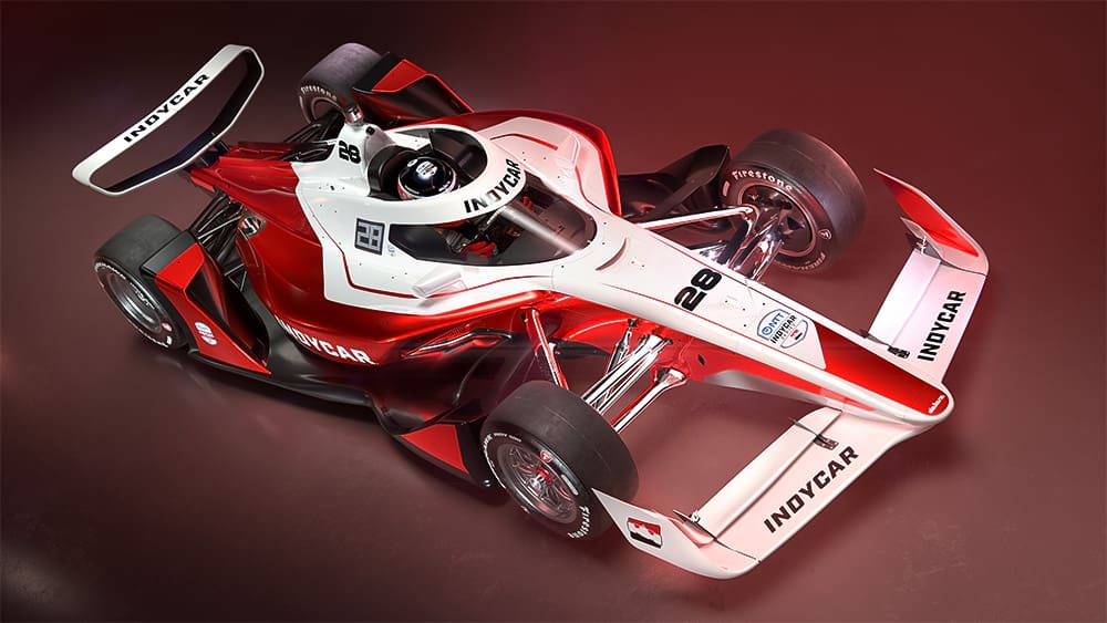 INDYCAR 2028 nowy bolid z nowym silnikiem
