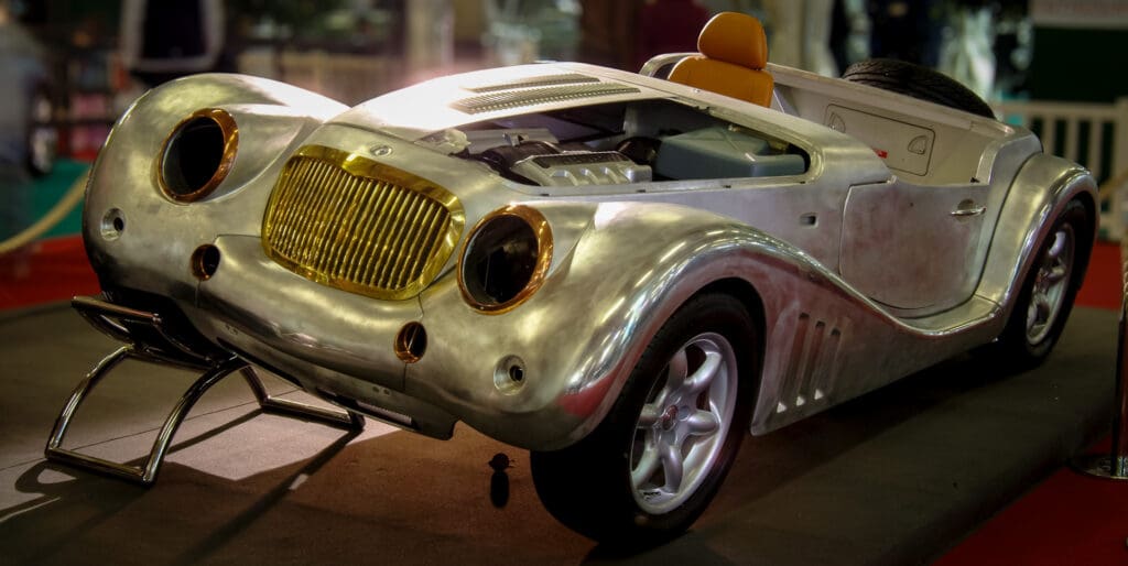 Leopard Roadster Aluminium and Copper Bodywork