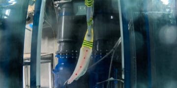 Miękkie płetwy AUV reagują na zmiany przepływu wody