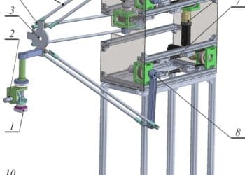 Robot Typu Delta 6 DoF