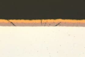 Pęknięcia w powłoce HT-CVD