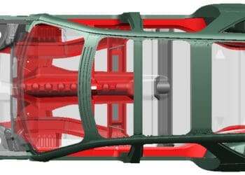 szkielet nadwozia samochodu