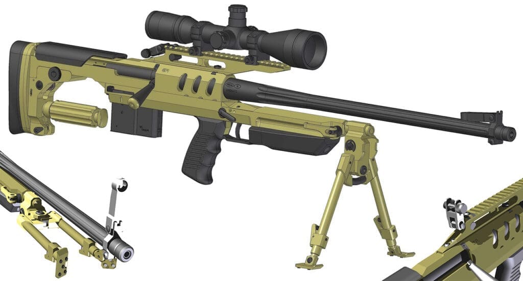 Alex-762 foldable sights