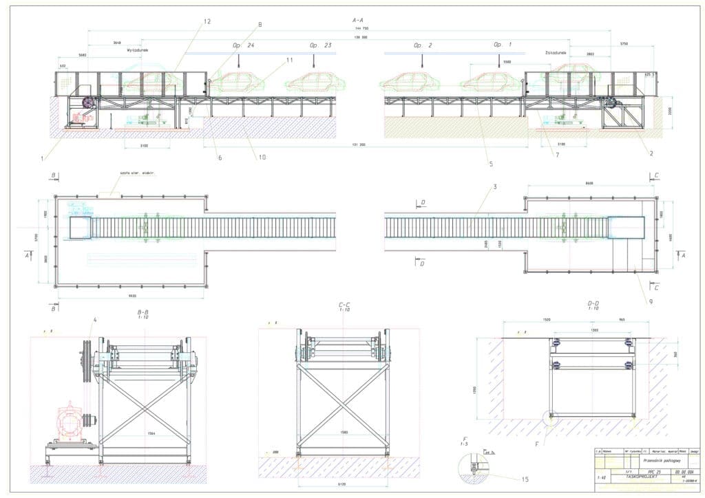 Przenośnik łańcuchowo płytowy Slat Conveyor