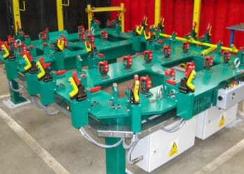 Przyrząd Spawalniczy z Napędem Docisków Sprężonym Powietrzem i Sterowaniem Elektropneumatycznym