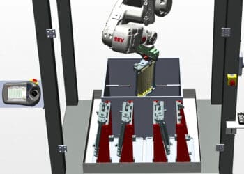 Rozmieszczenie układów współrzędnych oraz narzędzi w stanowisku