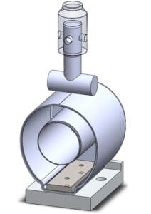Pojemnik ciśnieniowy model CAD