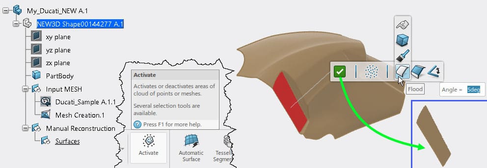 Inżynieria Odwrotna (reverse Engineering) w CATIA 3DEXPERIENCE