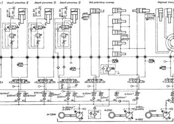 Schemat Układu Hydraulicznego Obrabiarki Zespołowej