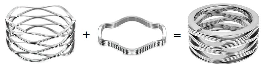 Sprężyny faliste Smalley Nestawave Crest-to-Crest i Spirawave