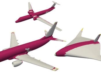 Symulacje uderzenia pioruna dla samolotów nowej generacji