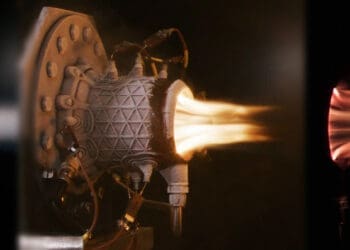 Testy statyczne silnika rakietowego typu aerospike