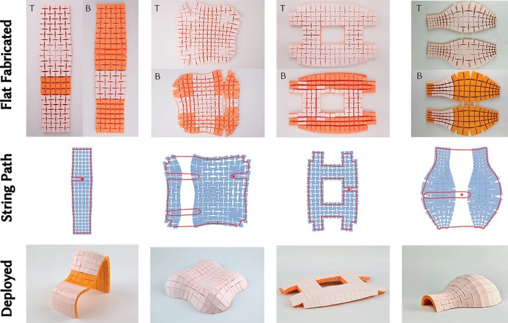 Transformacja z 2D do 3D za pociągnięciem sznurka