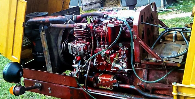 Trzycylindrowy silnik S34 Ursusa U510