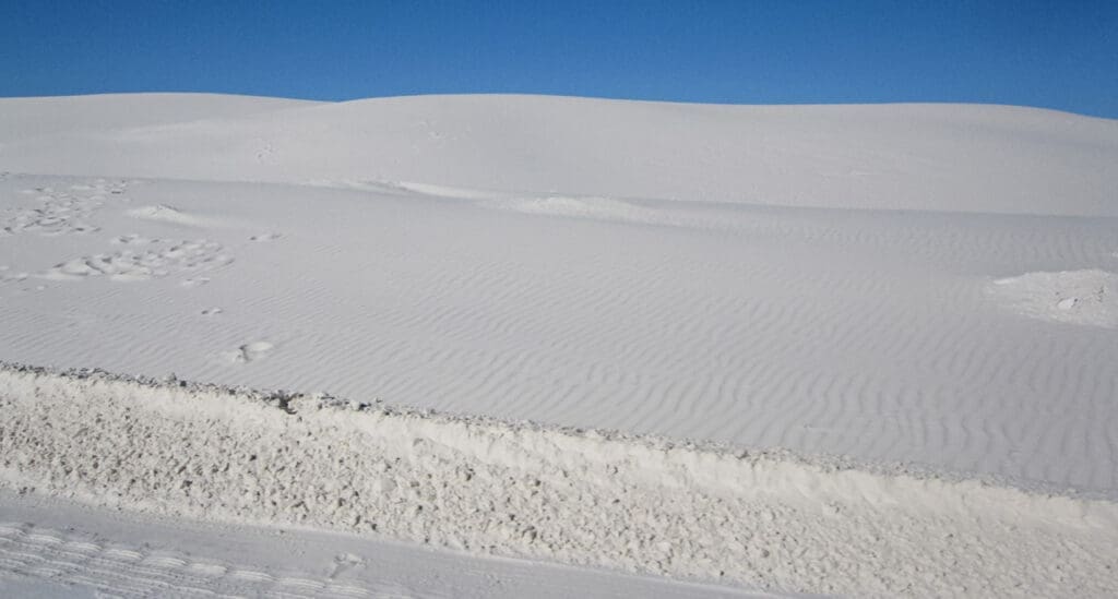 pustynny krajobraz White Sands