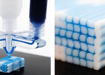 Wielomateriałowy druk 3D metodą VI3DP