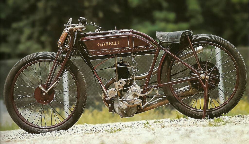 Włoski Motocykl Wyścigowy Garelli 350 Z Roku 1919