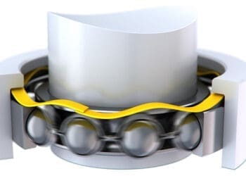 Jednozwojowa sprężyna falista Smalley do wstępnego obciążenia łożyska