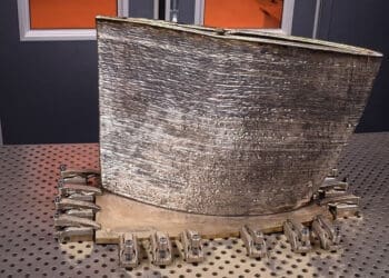 druk 3D łopaty śruby okrętowej metodą WAAM