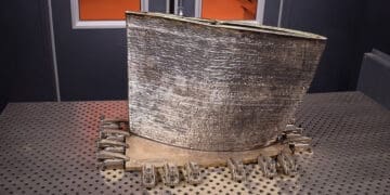 druk 3D łopaty śruby okrętowej metodą WAAM