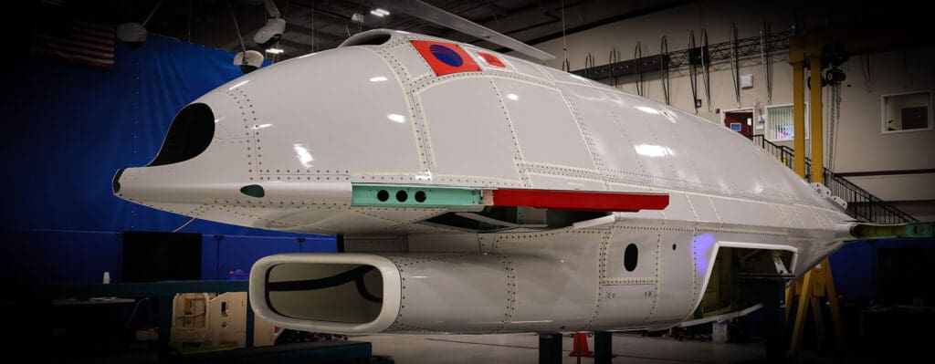 X-65 kadłub samolotu