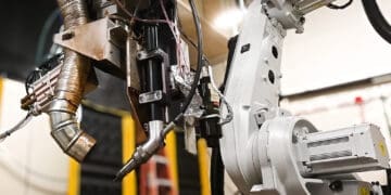 Zrobotyzowana platforma do wytwarzania przyrostowego metodą DED