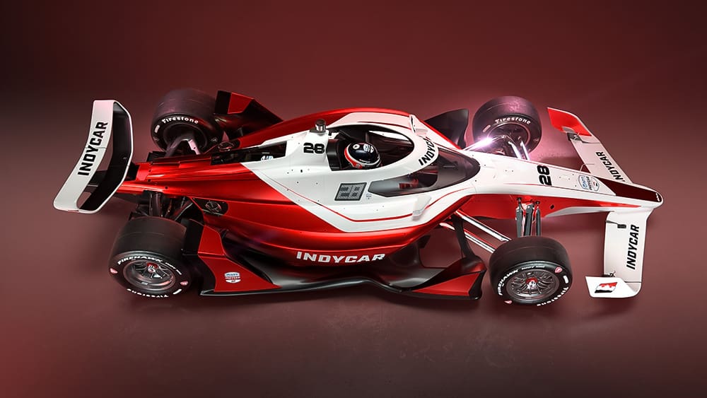 Aerodynamiczna sylwetka bolidu IR28