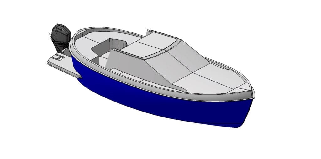 Model 3D powierzchni konstrukcji laminatów