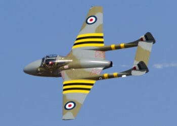 de Havilland Vampire – pierwszy jednosilnikowy myśliwiec odrzutowy