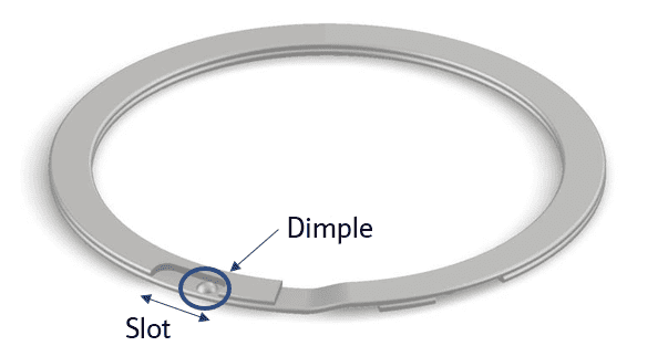 samoblokujący pierścień ustalający