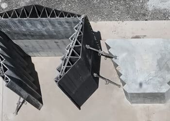 drukowana w 3D forma do betonu