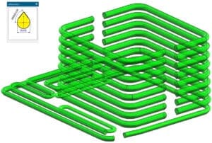 geometria kanałów chłodzących