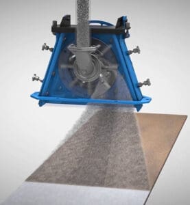 Wizualizacja działania oczyszczarki odśrodkowej