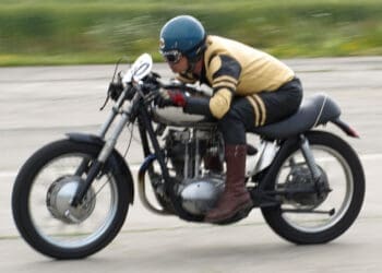 Próba Bicia Polskiego Rekordu Szybkości na Polskim Motocyklu Junak