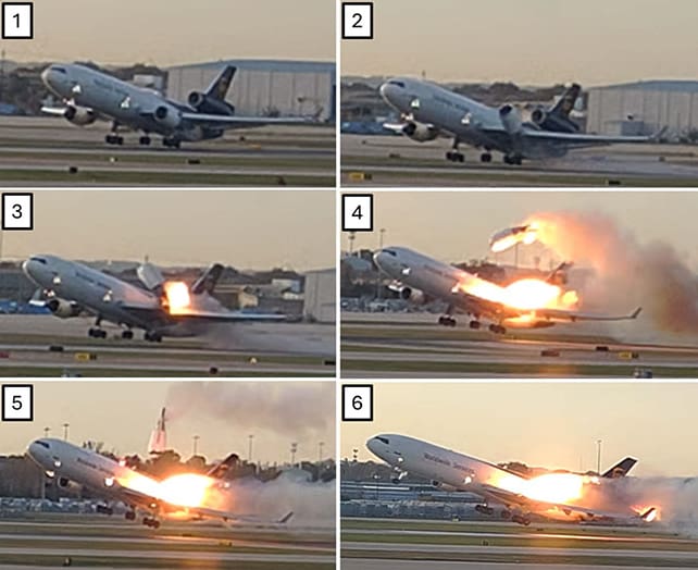 przebieg katastrofy MD-11F