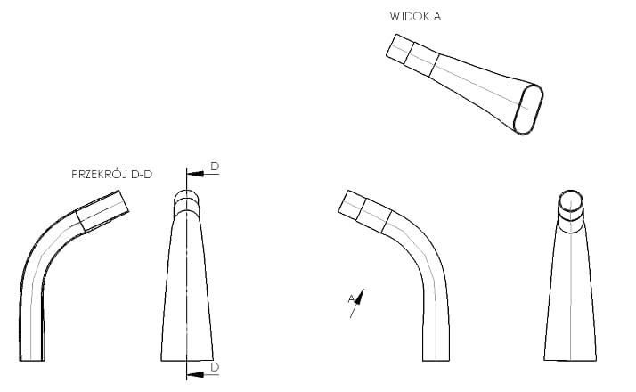 Widok modelu po geometryzacji