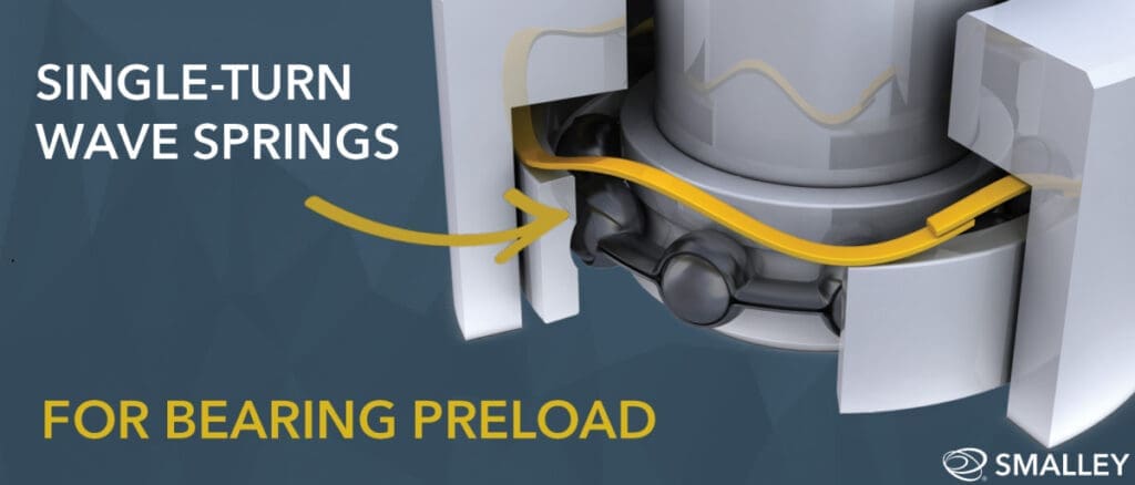Sprężyny Faliste Do Obciążenia Wstępnego łożysk