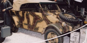 samochód wojskowy Volkswagen typ 82 Kübelwagen
